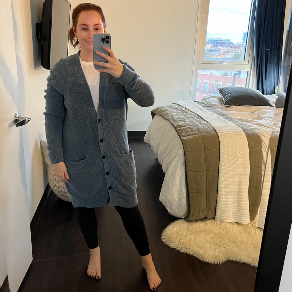 Madewell Long Blue Sweater - XXS